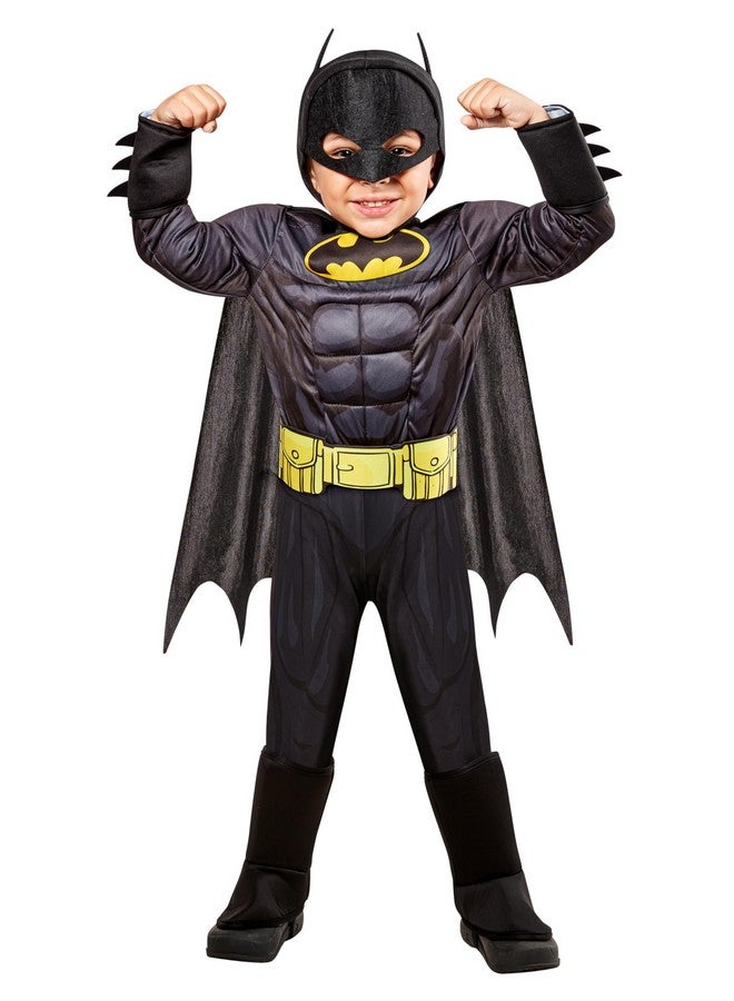 Rubies Rubie's DC Comics Toddler Deluxe Batman Costume, X-Small (510303) - Image 1