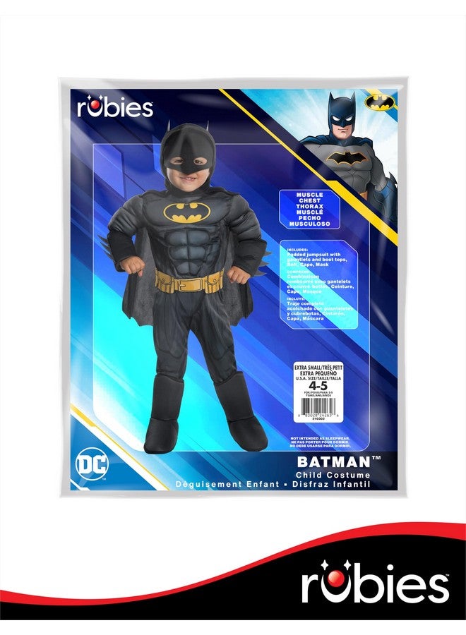 Rubies Rubie's DC Comics Toddler Deluxe Batman Costume, X-Small (510303) - Image 3