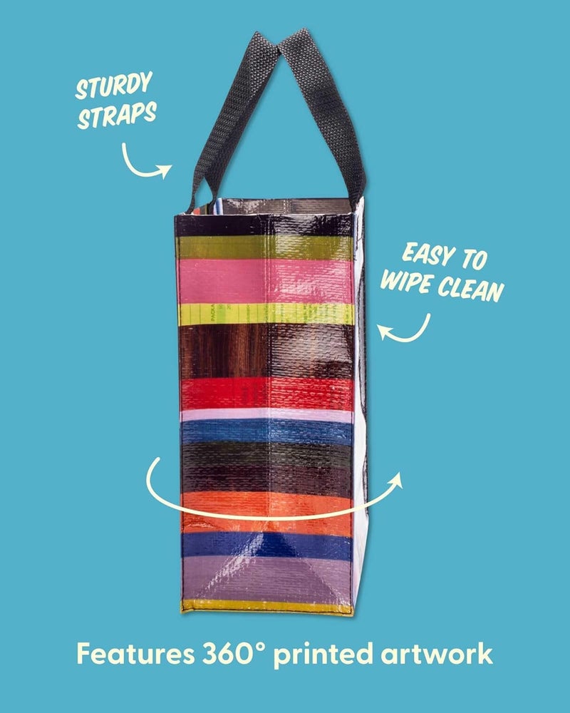 Blue Q Handy Tote ~ Doggy Bag. Reusable lunch sack, gifty, sturdy and easy to clean, made from 95% recycled material, 10"h x 8.5"w x 4.5"d - Image 5