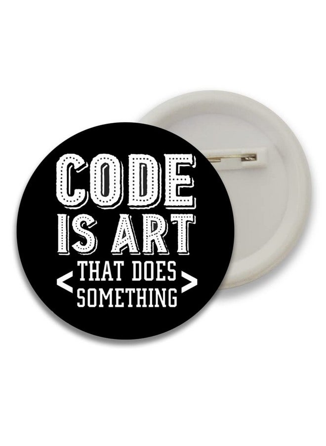 D2c D2C Round pin Button Badges for Programmer, Coder, Developer, IT Professional for Boys Girls Men & Women batches for Bags, Backpack, Birthday Gift, Size-58mm 
