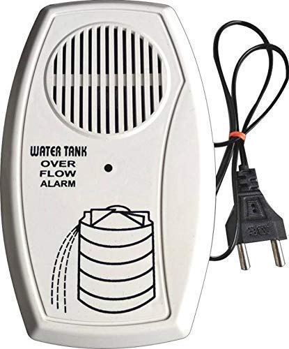 Aarav Aarav Water Tank Overflow Alarm Siren White Color with Human Voice Wired Sensor Security System Water Alarm Bell with Free Water Sensor Pack of 2  - Image 2