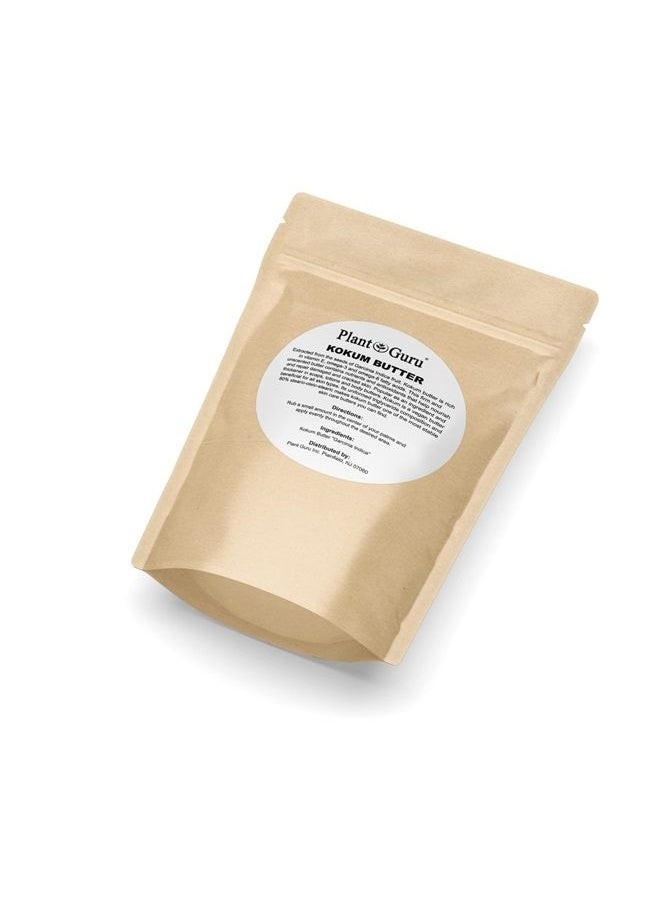 Plant Guru Raw Kokum Butter 1 lb. Bar 100% Pure Natural - Great for Skin, Body and Hair Moisturizer, DIY Creams, Balms, Lotions and Soap Making.  - Image 2