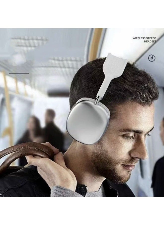 P9 - Air Max P9 Bluetooth Over-Ear Headphones Silver - Image 1