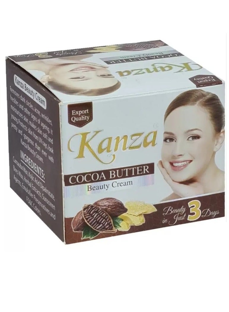 Kanza Two Pieces of Whitening Beauty Cream Cocoa Butter 2X50g - Image 3