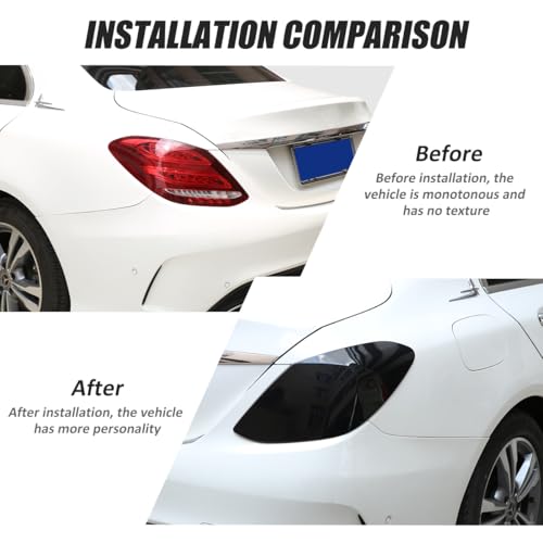 JONKOKO ABS Car Exterior Taillight Protection Cover for Mercedes Benz C Class W205 2015-2021 Rear Light Guards Taillight Cover Accessories - Image 2