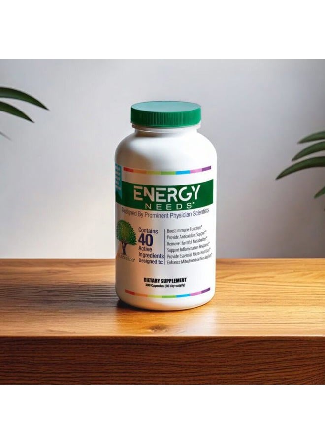 Neuro Needs EnergyNeeds® 40 مكون نشط فيتامين د، فيتامين ب12، زنك، بيتا كاروتين - Image 2