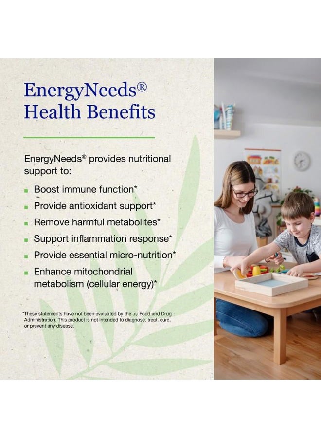 Neuro Needs EnergyNeeds® 40 مكون نشط فيتامين د، فيتامين ب12، زنك، بيتا كاروتين - Image 3