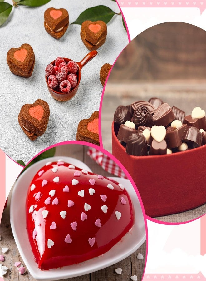 Macuezu 5 PCS Heart Shaped Cookie Cutter Mini Heart Cookie Cutters, 5 Size Stainless Steel Lover Small Biscuit Cutters for Valentine's Day, Weddings, And Anniversaries - Image 5