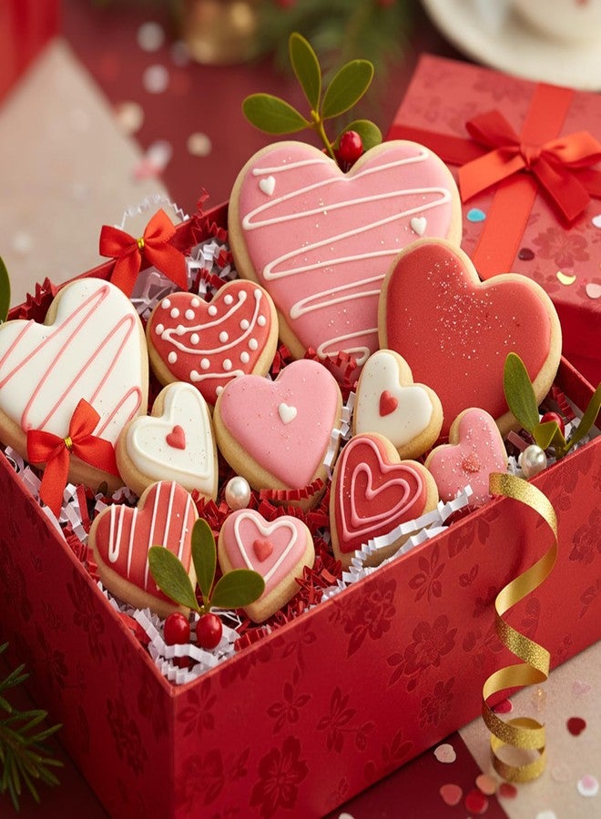 Macuezu 5 PCS Heart Shaped Cookie Cutter Mini Heart Cookie Cutters, 5 Size Stainless Steel Lover Small Biscuit Cutters for Valentine's Day, Weddings, And Anniversaries - Image 4
