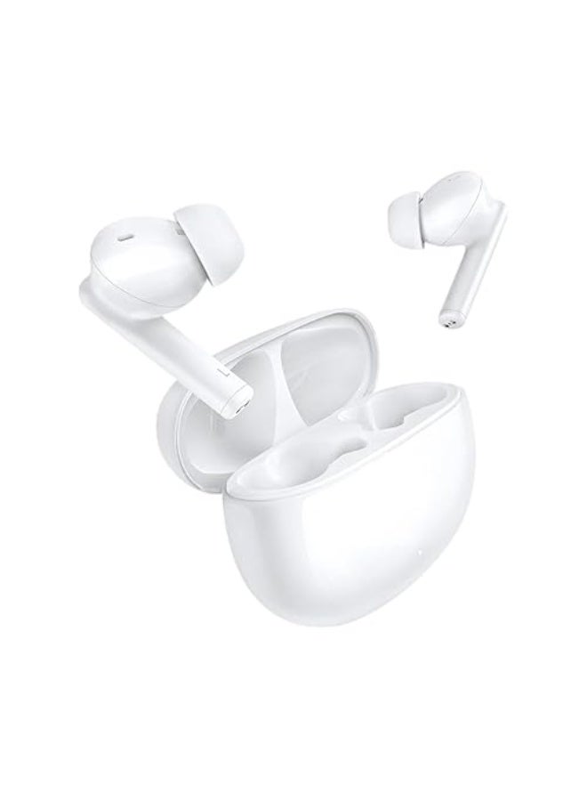 ليناكز الأصلي سماعات الأذن اللاسلكية Honor Choice Earbuds X5 بتقنية Bluetooth 5.3، وميزة إلغاء الضوضاء (ENC)، ​​وصوت جهير عميق (Deep Bass)، ومكالمات واضحة مدعومة بالذكاء الاصطناعي، وزمن انتقال منخفض، وتحكم باللمس، ومقاومة للماء بمعيار IP54، ووقت تشغيل يصل إلى 35 ساعة – اللون الأبيض. - Image 1