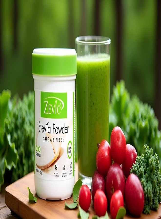 Zevic Stevia Sugar Free | Zero Calories Stevia | Vegan & Keto | 100% Natural Sweetener | Sugar Substitute Natural | Diabetic Friendly - 900g (300g x 3) - Image 3