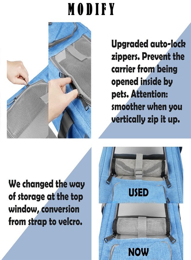 GAPZER Pet Carrier for Large and Medium Cats, Soft-Sided Pet Carrier for Big Medium Cats and Puppy, Dog Carriers Cat Carriers Pet Privacy Protection Travel Carriers - Image 3
