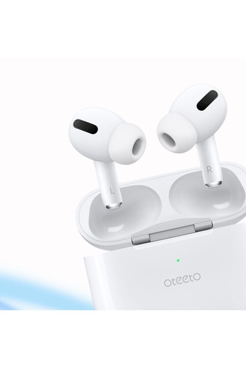 Oteeto OT5 Bluetooth Earbuds with HiFi Stereo Sound, Noise Cancellation, Multi-Function Touch Control, and Long Battery Life – Wireless Earbuds in White, Compatible with Android Smartphones, Tablets, and Bluetooth Devices for Music, Calls & More - Image 3