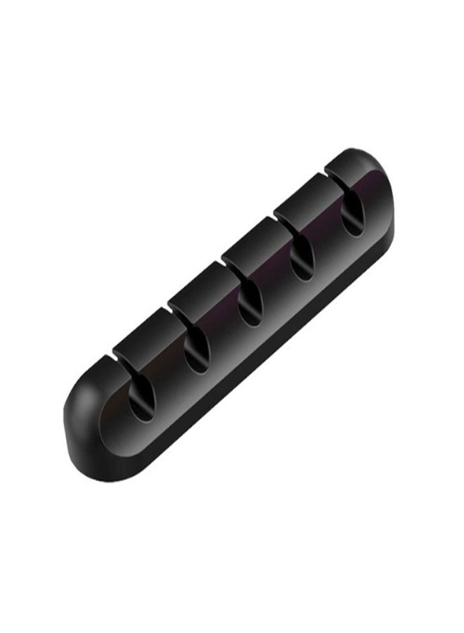 منظم مشابك الكابلات - إدارة الكابلات، وأسماك الساحبة، وحامل الكابلات للكابلات الكهربائية وكابلات الشحن للملحقات، وكابل الماوس، والكمبيوتر الشخصي، والمكتب، والمنزل. - Image 1