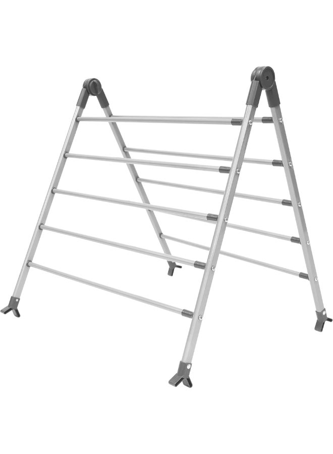 BLACK+DECKER Extendable Over Bath Clothes Drying Rack Grey 66.5 x 62 x 10 cm 63219 - Image 2