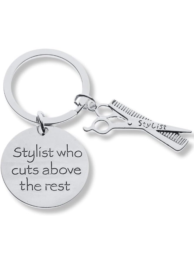 Infinity Collection Infinity Collection Hairdresser Jewelry, Hair Stylist Charm Keychain  - Image 1