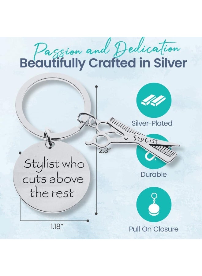 Infinity Collection Infinity Collection Hairdresser Jewelry, Hair Stylist Charm Keychain  - Image 2