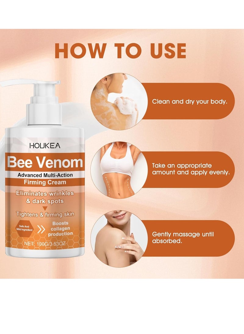Houkea ApisDerm BotoxBee Advanced Multi-Action Firming Cream, Botox Bee Venom Wrinkle Removal Cream,Bee Venom Firming,Bee Venom Moisturizing for All Skin Types  - Image 2