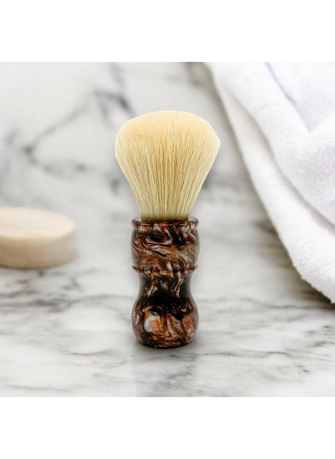 Parker Safety Razor , The Big Brown Boar, Deluxe Iridescent Tortoise Handle 100% Boar Bristle Shaving Brush, Large 24 Mm Brush Knot For A Better Lather!  - Image 5
