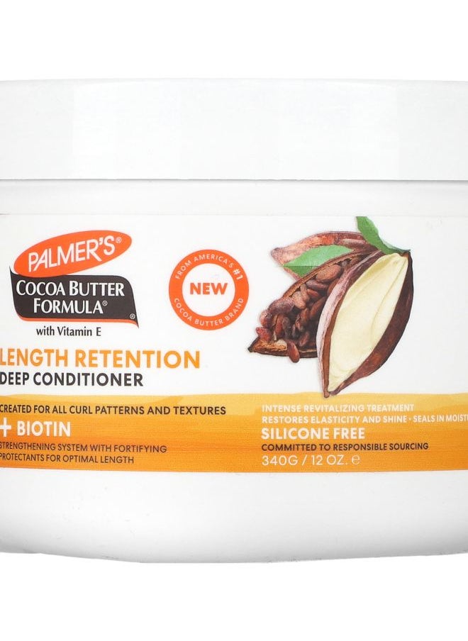 PALMER'S Cocoa Butter Formula with Vitamin E Length Retention Deep Conditioner 12 oz (340 g) 