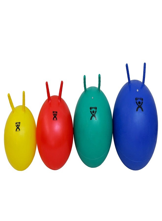 CanDo 30-1828 Inflatable Exercise Jump Ball, 22" Diameter, Blue - Image 2