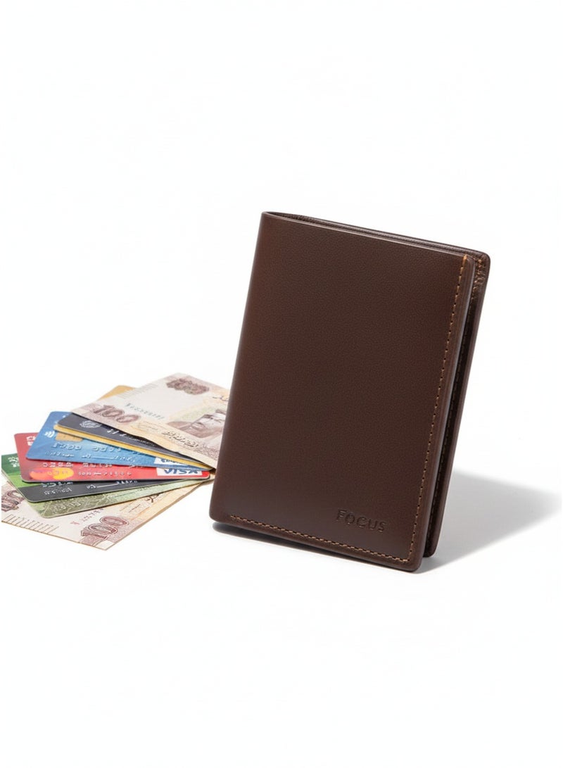FOCUS magnet Leather Wallet - New Slim Design Card Holder - Image 1