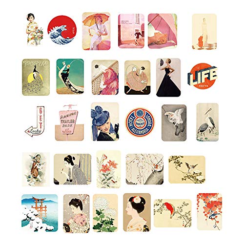 Doraking 200PCS Middle Size Vintage Theme Scrapbook Washi Stickers for Scrapbooking Diary Decoration (Retro Themed) - Image 3