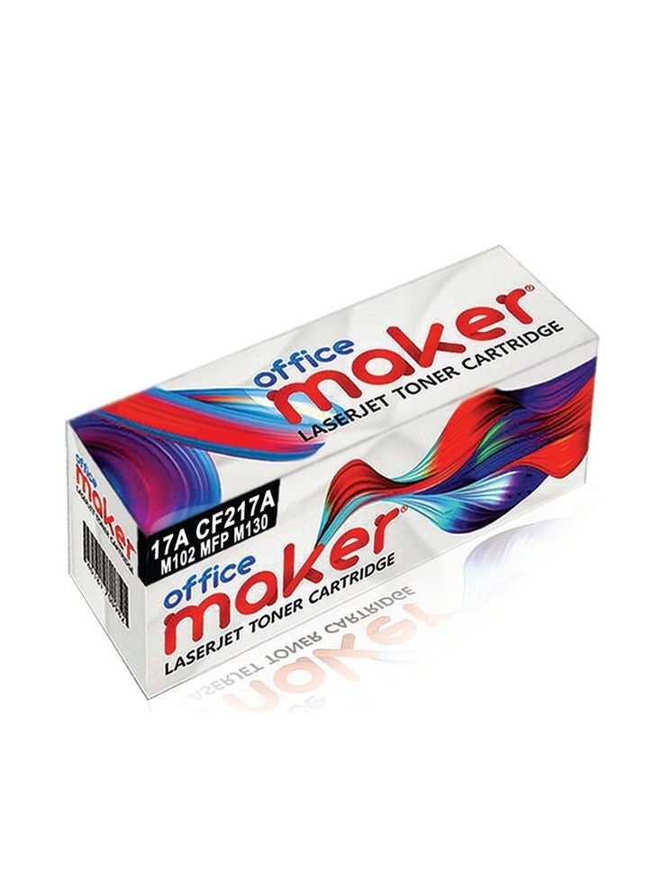 Office Maker 17A CF217A Laserjet Toner Cartridge for  Printer Black - Image 2