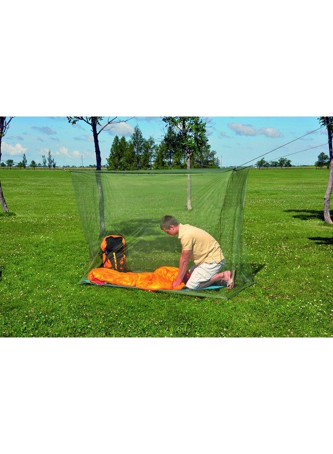 Coghlan's Single Wide Rectangular Mosquito Net Green Single Wide 240Mesh - Image 3