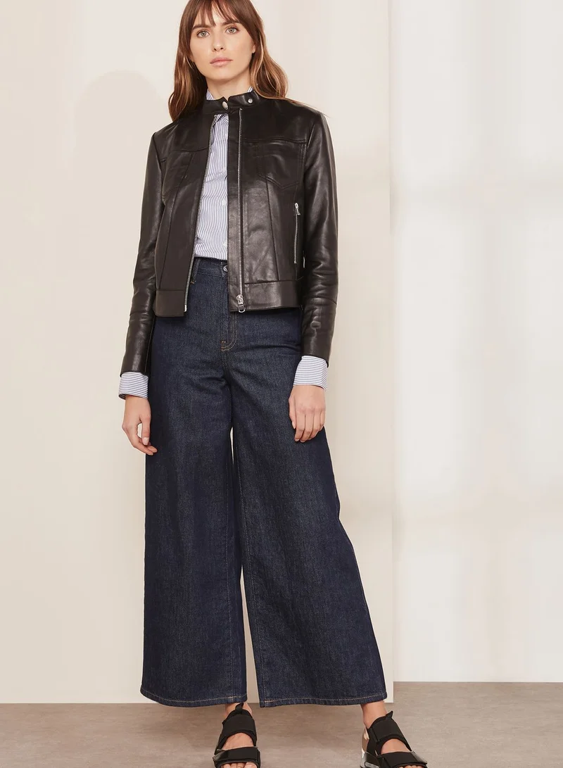 Sportmax Code Pontente Leather Look Jacket