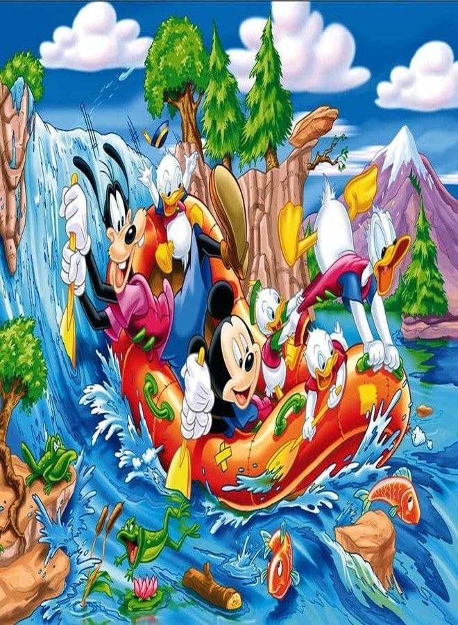 wallpics® Mickey Mouse Cartoon Painting Poster Waterproof Vinyl Sticker for Kids Room,Home Decor || can1395-1 - Image 1