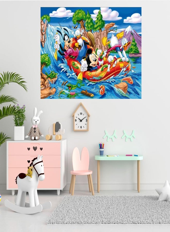 wallpics® Mickey Mouse Cartoon Painting Poster Waterproof Vinyl Sticker for Kids Room,Home Decor || can1395-1 - Image 2