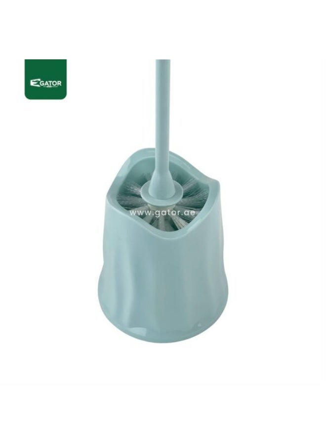 GATOR | Toilet Brush with Stand Green, Pink & Blue - Image 2