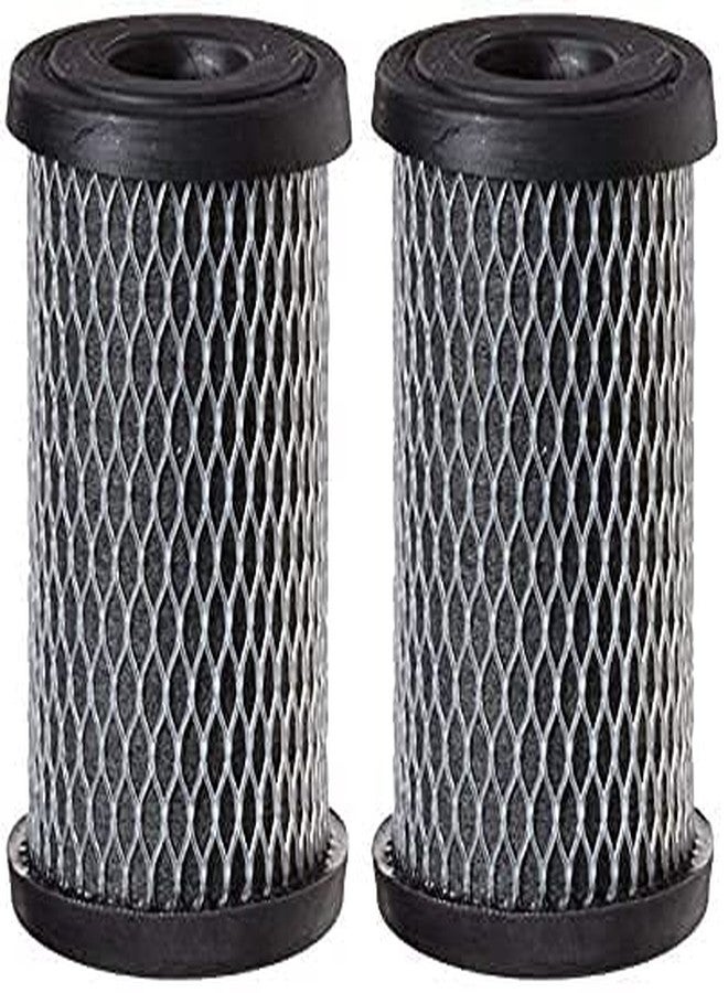 CFS - 2 Pack Water Filter Cartridges Compatible with 560100, 155022-43 C2, CCI-5-CA, CCI-5-CLW12, CCI-5CLW12-2 Models - Removes Chlorine & Bad Taste - Replacement Filter Cartridge - 4-7/8" x 2.5" - Image 1