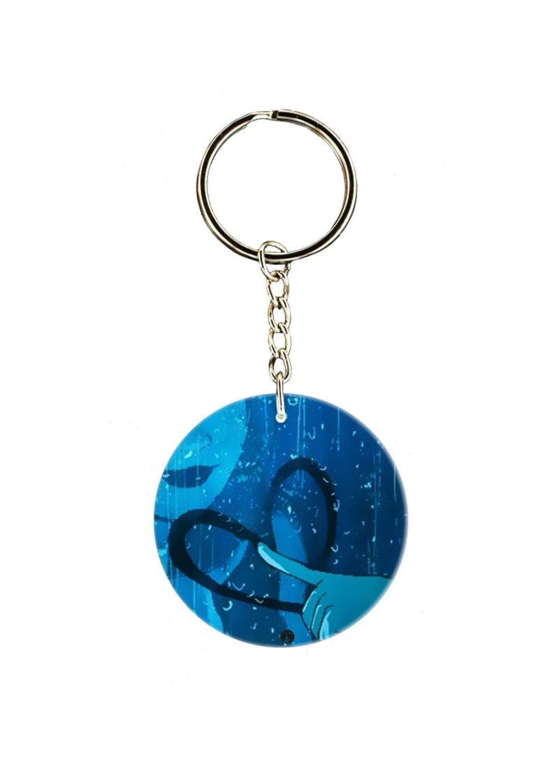 Printed Single Sided Keychain