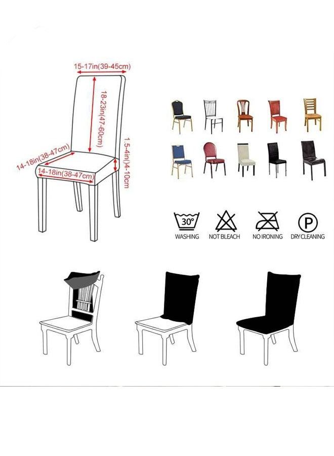 fashionhome غطاء كرسي مرن كبير لقاعة الطعام وحفلات الزفاف - Image 4