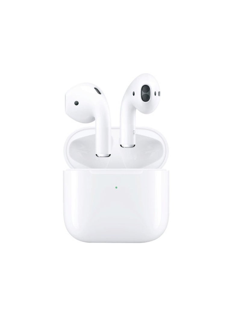 HainoTeko - Air-1 Mini Wireless Bluetooth Earbuds Apple & Android Compatibility Built-in Microphone True Wireless Earbuds in-Ear Bluetooth Headphones Earphones Auto Power On/Off Touch Control Super Clear Mic White - Image 1