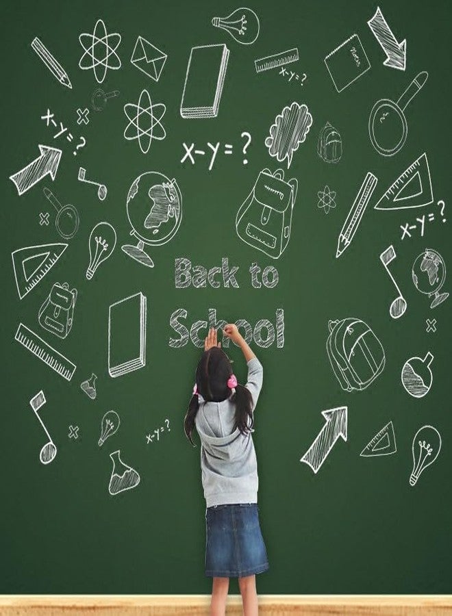 Artnery Green Board (45x200cm) Wall Sticker Removable Decal Chalkboard with 5 Chalks for Home School Office College Room Kitchen Kids-Vinyl - Image 2