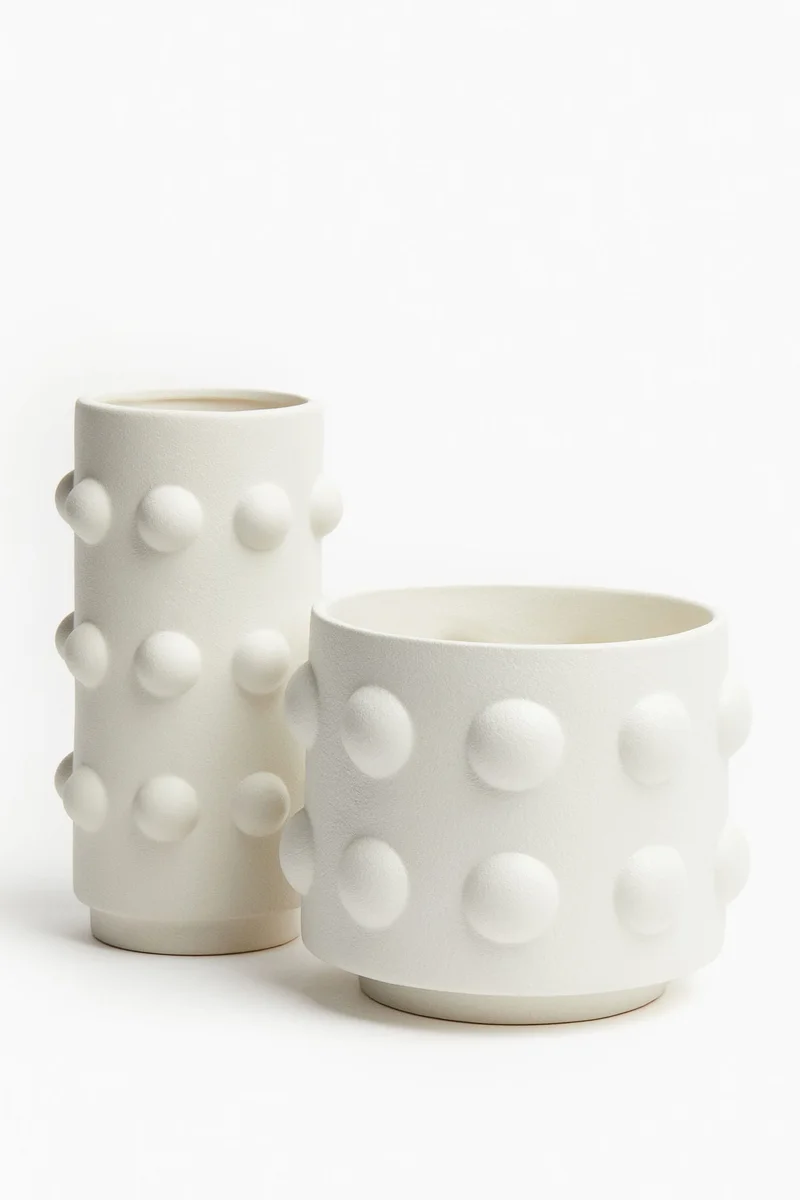 H&M Reactive-Glaze Stoneware Plant Pot