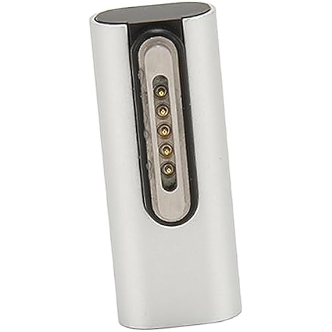 DAUZ USB C TO MAGNETIC ADAPTER, ALUMINUM ALLOY MAGNETIC ADAPTER RELIABLE LIGHTWEIGHT HEAT DISSIPATION 140W FAST CHARGING FOR PRO 2023 16 INCH (MIDDLE BEND) - Image 2