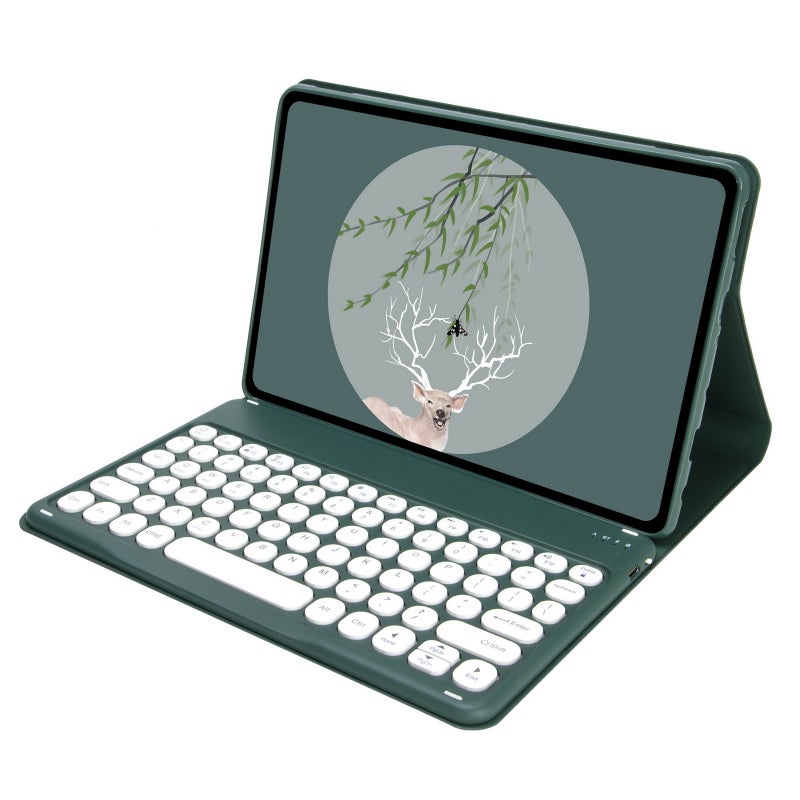 2021 for Samsung Tab A7 lite 8.7 round key cap Bluetooth keyboard cover T220 wireless touch keyboard - Image 3