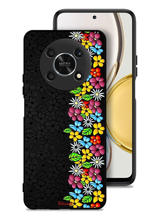 Tolwak Honor X9 5G Protective Case Cover Flowers Line - Image 1