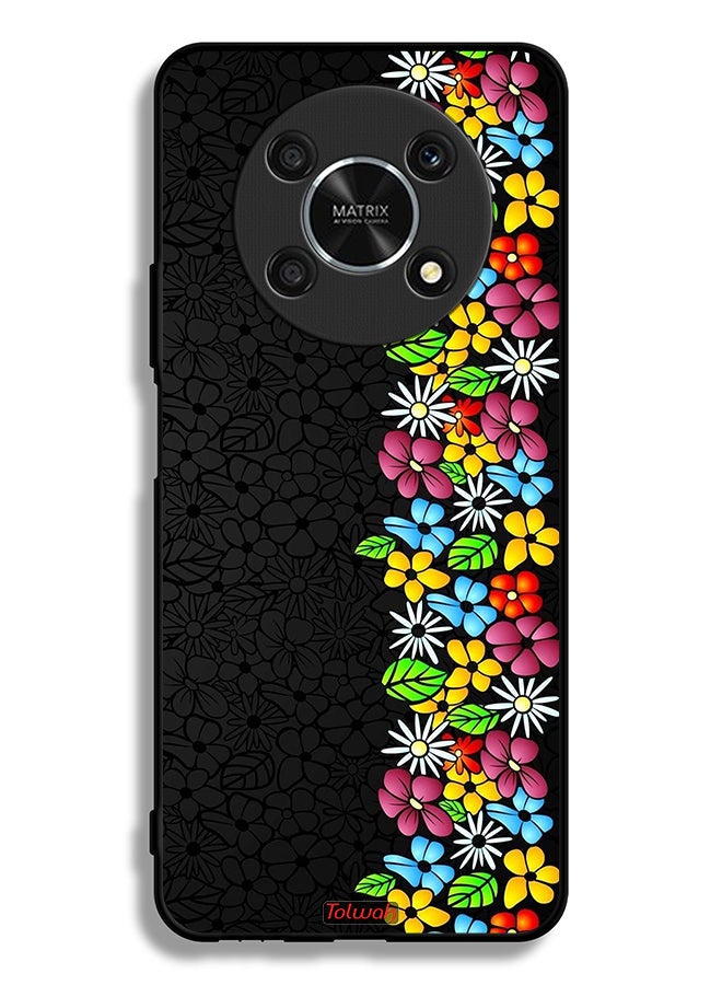 Tolwak Honor X9 5G Protective Case Cover Flowers Line - Image 2