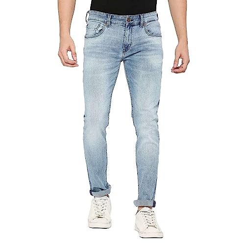 Spykar Men's Kano Slim Fit Mid-Rise Casual Jeans - Image 1