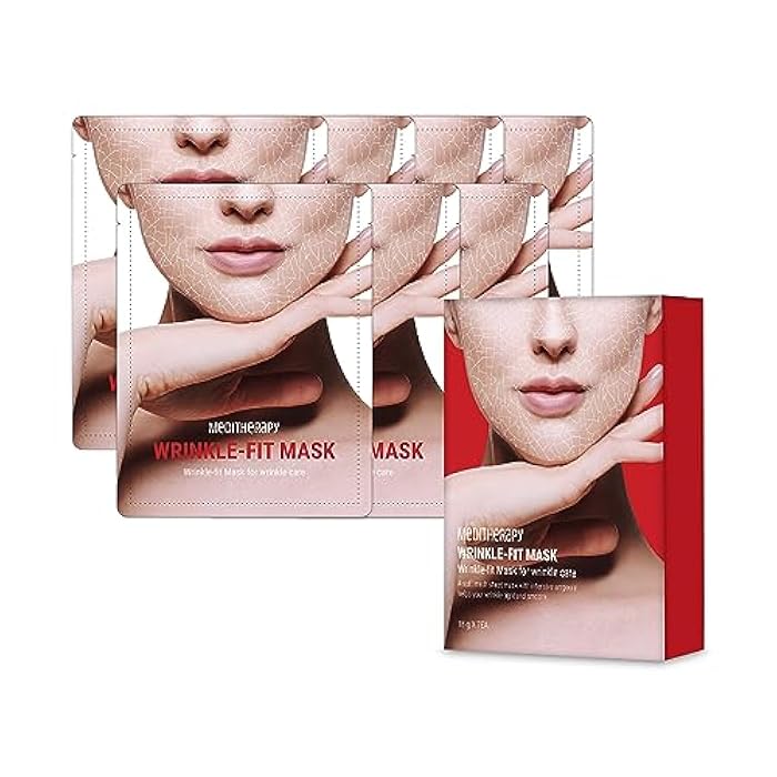 MEDITHERAPY Wrinklt-fit Mask(7EA), Collagen Mask, Lifting Sagging Skin, Hydrating & Firming, Smoothing Fine Lines, Improving Elasticity, Glass Skin, Korean Skincare - Image 1