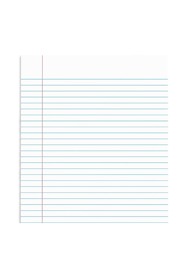 Staples STAPLES 185322 812Inch x 14Inch White GlueTop Notepad Wide Ruled 12Pack Office Product  - Image 5