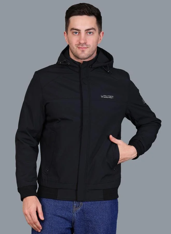 فورت كولينز جاكيت أسود فاخر خفيف الوزن