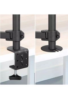 Generic Laptop Desk Mount, Full Motion Laptop Arm with Vented Tray, Heavy-Duty Adjustable Notebook Extension Arm up to 17 Inch with C-Clamp and Grommet Base  - Image 5