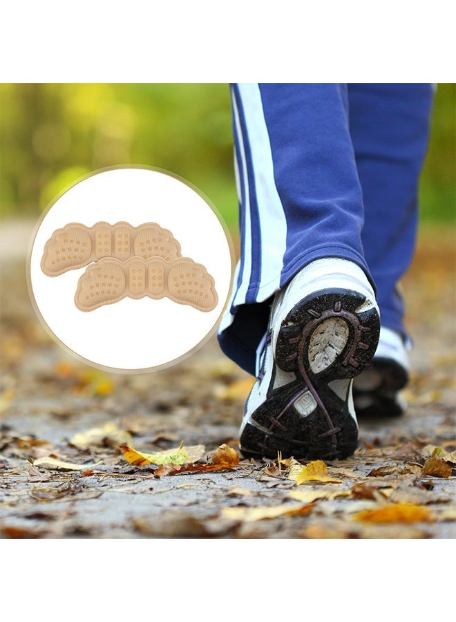 2 Pairs Loose High Heels Protector, Heel Pads Heel Liner Grips Foam Filler Heel Inserts Loose High Shoe Protective Cushion for Women Men Prevent Slips (Black, Skin ) - Image 5