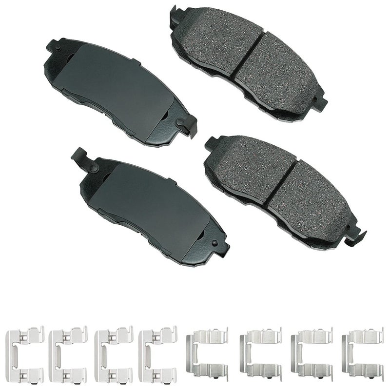 Akebono Brake Pads ProACT Front compatible with InfinitiNissan 200118 Set of 4